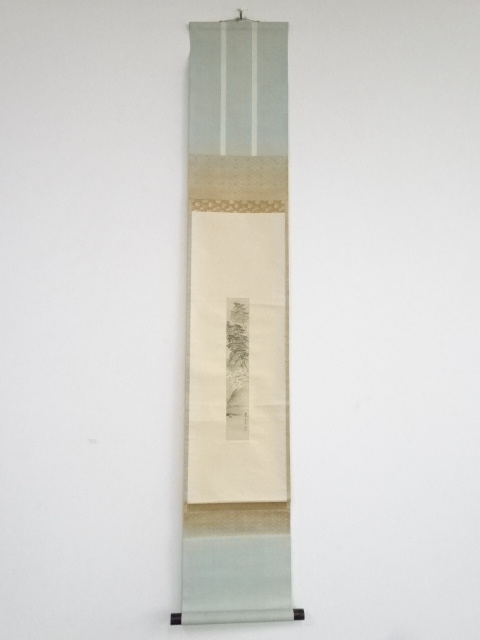 JAPANESE HANGING SCROLL / HAND PAINTED / SCENERY